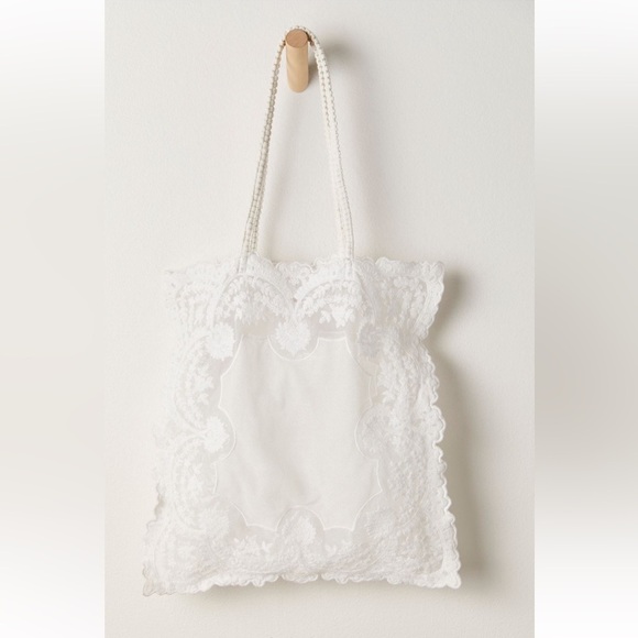 Free People Dusk Lace Tote - Picture 1 of 6